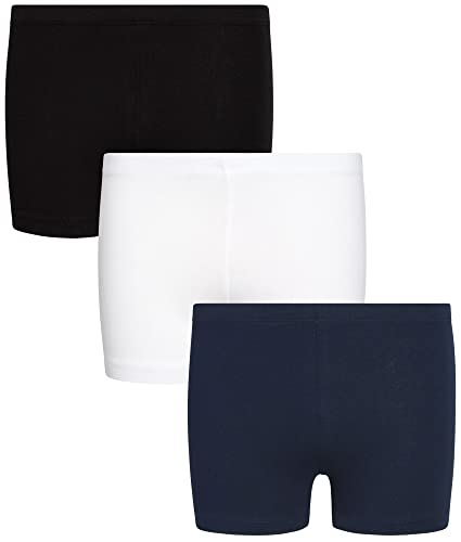 Shorts de danse fille coton stretch cycliste cour de récréation pack de 3