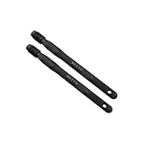 ZKTOOL 2ピース ホイールセッティングボルト M14×P1.5 SST 黒 汚れにくい 有孔 吊るして持ち運びが簡単 取付ガイドボルト ホイールハンガーアライメントピンガイドツール