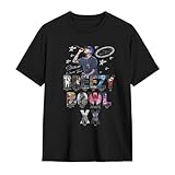 LARAHTIO Chris Music Brown 2025 Music Tour T Shirts Unisexr Funnysuitable Cotton Tops Black Medium