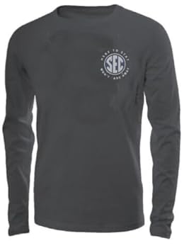 Amazon.com: New World Graphics SEC Men's Logo Fade Charcoal
