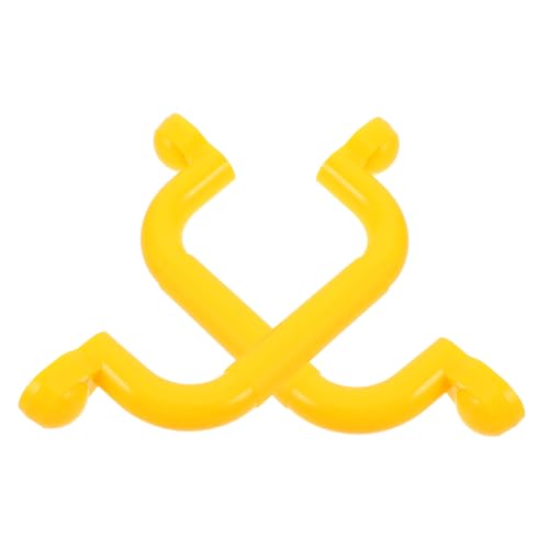 Yardwe Outdoor Playground Set Handles 2 Pack Plastic Climbing Frame Accessory for Boys and Girls Safety