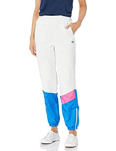 Champion Mixed Media Womens Active Pants Size L, Color: Velvet Evening/Multi