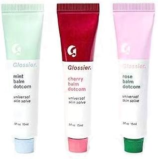 Glossier Balm Dotcom Cherry, Rose & Mint 0.5 fl oz each Pack of 3