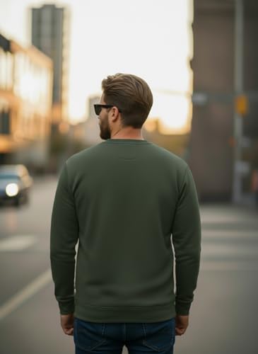 Image of Men Regular Fit Fleece ||Maroon||Round Neck Printed||Sweatshirt-JM3763