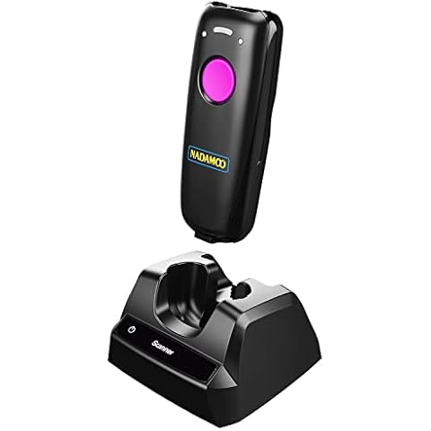 NADAMOO Wireless Barcode Scanner with Dock Cover