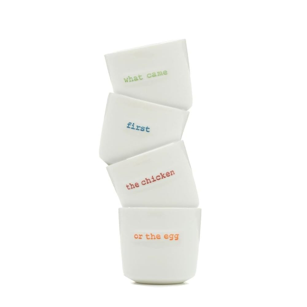 Keith Brymer Jones Word Range Lot de 4 coquetiers