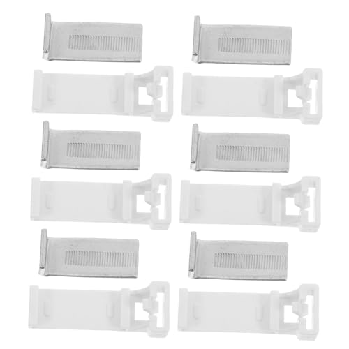 Levemolo 6pcs Adhesive Window Shade Brackets for Roller Blinds Space Saving Curtain Rod Holders Modern Design for Home Kitchen Strong Bond for Secure Mounting