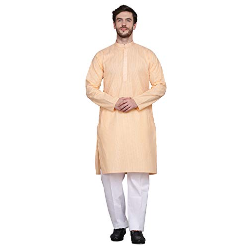 Image of Jagdish GARMENTS Cotton Trendy Embroidery Kurta for Men for Festive