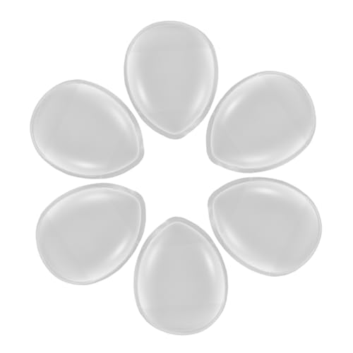 FOMIYES 6pcs Silicone Makeup Puff Body Powder Applicator Soft Elastic for Smooth Application