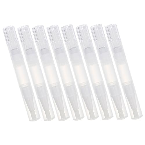 TOPBATHY 8 piezas Bolígrafos Vacíos para Aceite de Cutículas Tubos Transparentes Recargables de Herramientas Prácticas para Cuidado de Uñas y Pedicura Material Seguro y Duradero