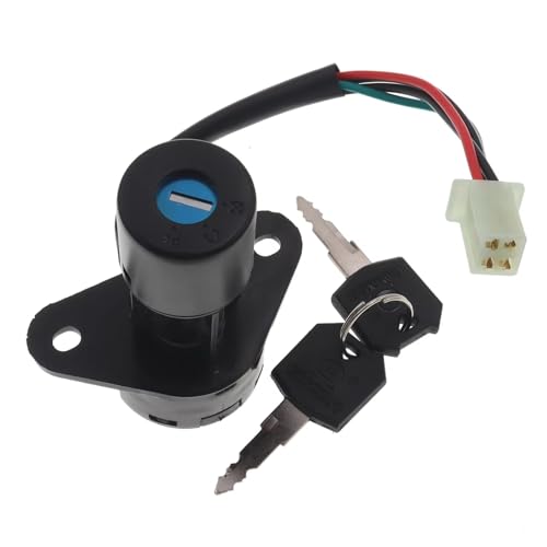 Cerradura encendido Suzuki GS125 interruptor de llave con 4 cables para motocicleta