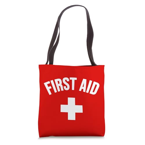 Bolso tipo tote para personal de emergencias y primeros auxilios con cruz médica miniatura 1