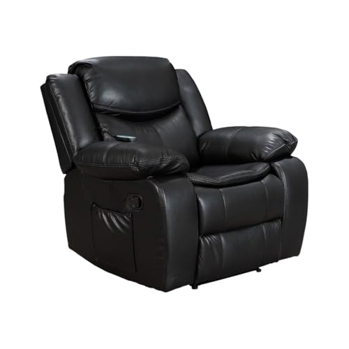 Reviews de Sillon Reclinable de Piel - 5 favoritos. 43 VANLIG Sillón Reclinable de Lujo con Masaje y Calor – Sillón Eléctrico PU Estilo Clásico, Reposet Reclinable con Control, Tapizado en Piel Sintética, Patas Metálicas...