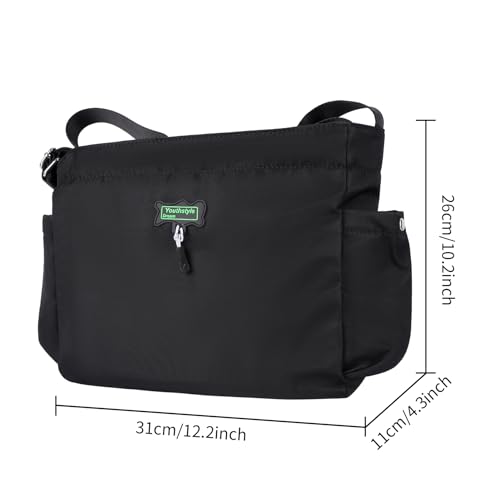 NOTAG Crossbody Bags for Women Lightweight Nylon Shoulder Handbags Large Messenger Purses with Multipockets2