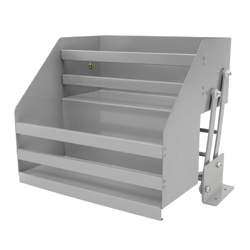 NeNchengLi 2-Tier Pull Down Shelf for Upper Cabinets, Pull Down Kitchen Cabinet Organizer, Heavy Duty Drop Down Sliding Shelf for Kitchen Appliance Lift Upper Cabinet