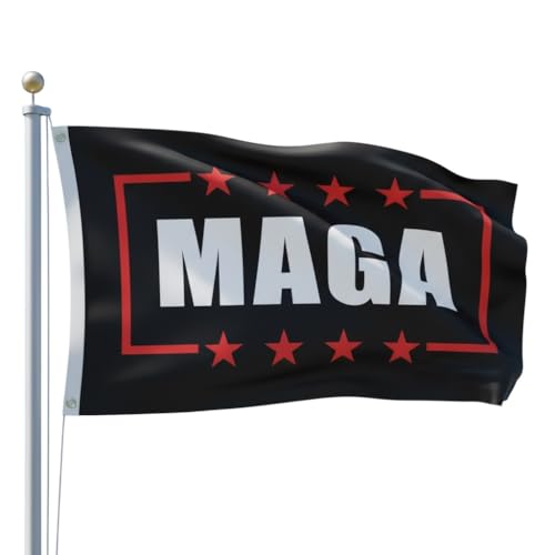 Make America Great Again Flag MAGA 3x5 Double Sided President Trump Flag With Brass Grommets Flag Indoor Outdoor USA America First