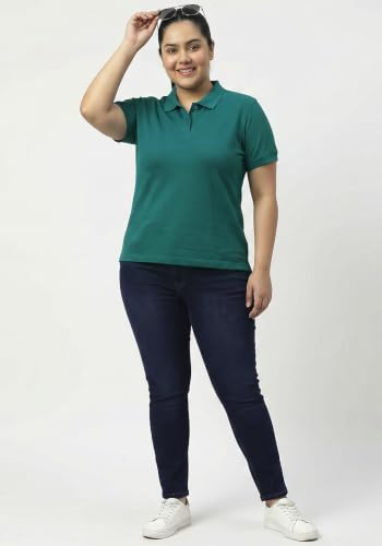 Image of Wear Your Opinion Womens Plus Size Polo Collar Neck T-Shirt Top