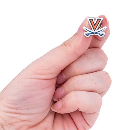 Image of Desert Cactus University of Virginia Lapel Pin UVA Cavaliers Made of Metal for Formal Wear, Bag and Hat Jewelry, and Tie Tack
