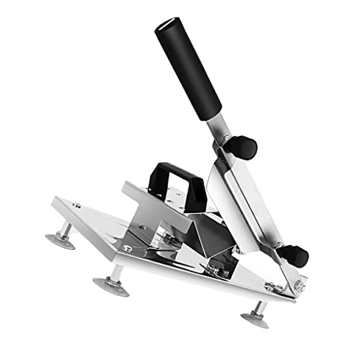 lopituwe Affettatrice per Carne Macchina Universale per la Lavorazione Domestica Accessorio Manuale per affettare Il prosciutto in Acciaio Inossidabile Utensili manuali Dispositivi per Verdure