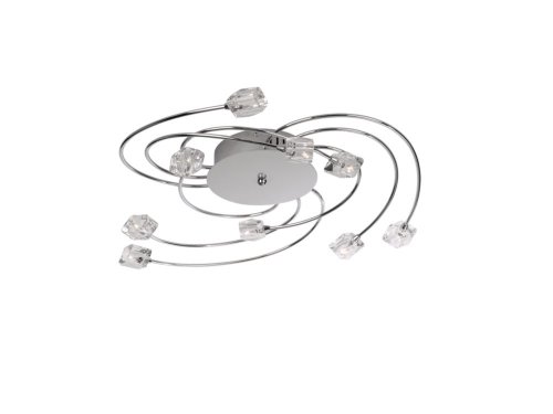 Preisvergleich Produktbild Philips Catilina 376911110 Deckenleuchte, Chrom, 9 x 20 W, 230 V