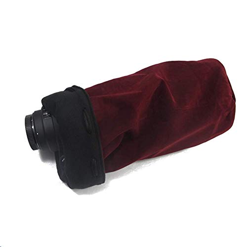 LEEEC Camera Lens Velvet Bag/Telephoto Lens Opbergtas/Medium Focal Lens Draagbare Zachte Zak/Fixed Focus Lens Barrel voor Een verscheidenheid aan Mainstream Modellen