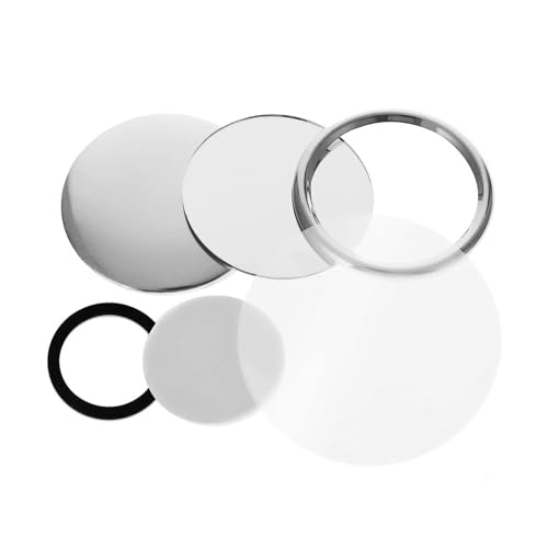 Badge miroir vierge 58mm pour créer vos accessoires de mode et cadeaux DIY