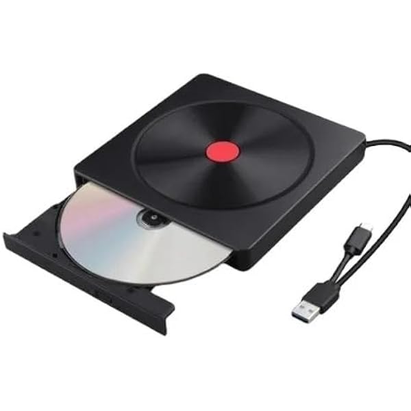 Odtwarzacz DVD, Zewnętrzny odtwarzacz CD DVD Napęd RW Przenośny napęd optyczny USB3.0 do zastosowania w laptopach stacjonarnych