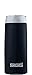 SIGG Nylon Pouch Black WMB Cubre botellas, moderna funda protectora para todas las botellas reutilizables SIGG de boca ancha, útil protector térmico de nailon