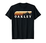 Oakley, KY Vintage Evergreen Sunset Eighties Retro T-Shirt