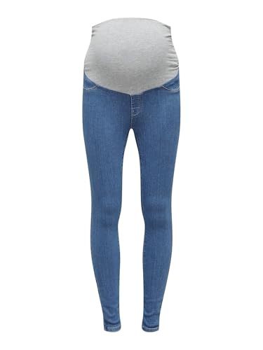 ONLY OLMRAIN Life REG Skinny Jegging MBD DNM Jeans, Medium Blue Denim, S/32 De Las Mujeres