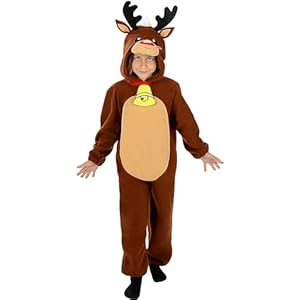 Funidelia | Disfraz de reno para niño y niña Navidad, Reno – Disfraces para niños, accesorios para Fiestas, Carnaval y Halloween – Marrón
