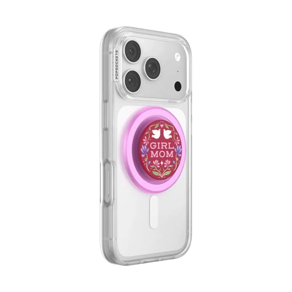 Image of PopSockets Phone Grip for MagSafe, Magnetic Holder, Phone Stand, Mom - Girl Mom