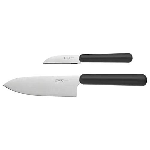 IKEA Knife Set for Easy Chopping, (2-Piece Knife Set), Cook’s Knife 14 cm ( tot Length 27 cm), paring Knife 7 cm