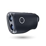 Blue Tees Golf Captain Pro Golf Rangefinder with Slope & GPS Distances – 1200 Yard Laser Range Finder, OLED Display, Shot Tracking, Magnetic Cart Mount, IP67 Waterproof, USB-C Rechargeable