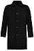 JP 1880 Herren Wollmix-mantel Mantel, Schwarz, XL EU