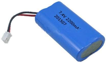Image of 7.4v 2200 mah Flooded Solar Battery 2pin Wire