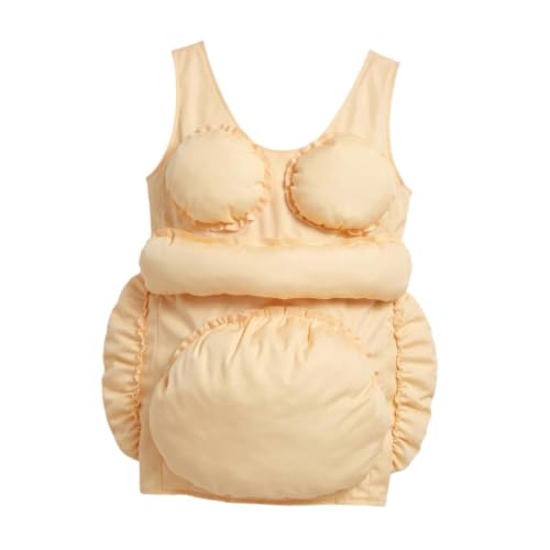 Barriga de cosplay de poliéster accesorio con elásticos para trajes de fiesta
