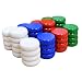 4 Player Tournament Size Crokinole Disc Party Pack (52 Discs)
