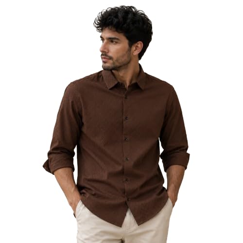 Men’s Cotton Blend Printed Casual Shirt | Full Sleeve Regular Fit Stylish Formal & Casual Wear Shirt for Men-image-18