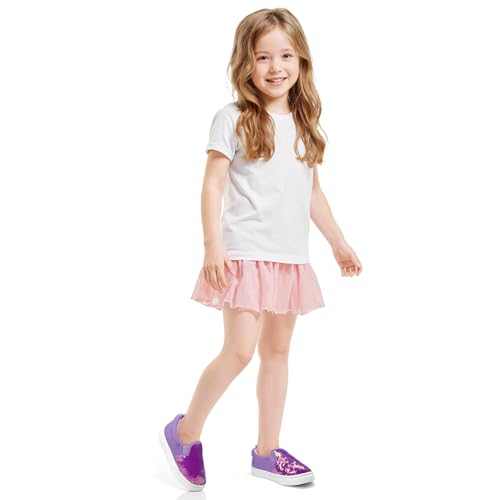 Image of K KomForme Toddler Sneakers for Girls Boys Slip On Canvas Walking Shoes | Lightweight, Comfortable