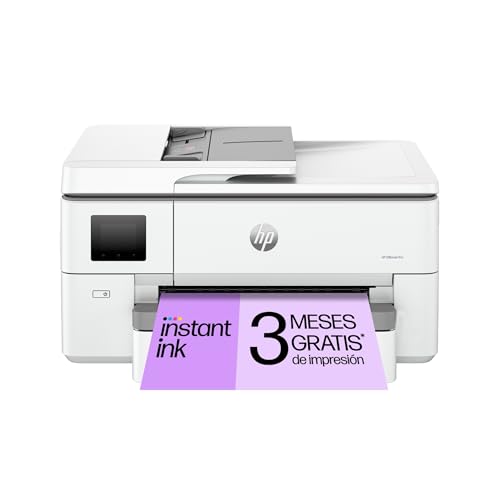 HP OfficeJet Pro 9720e - Impresora multifunción profesional de tinta, Impresión hasta A3 e impresión automática a doble cara hasta A4, Wi-Fi,...