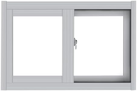 Basement Horizontal Sliding Window Replacement - Flush Mount Mobile Home & Basement Window, Durable & Stylish, 22x12in (WxH) for Home Improvement