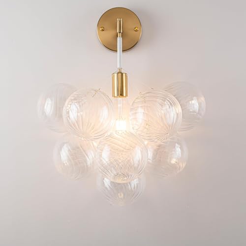 Bubble Wall Sconce Hand Blown Glass