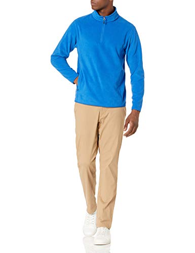Image of Amazon Essentials Men's Quarter-Zip Fleece Pullover Jacket, Insulated for Cold Weather