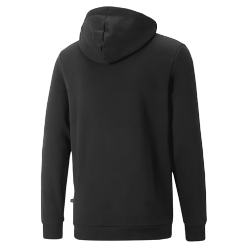 Image of Puma Cotton Men Ess Big Logo Hooded Neck Hoodie Fl (S) Mineral