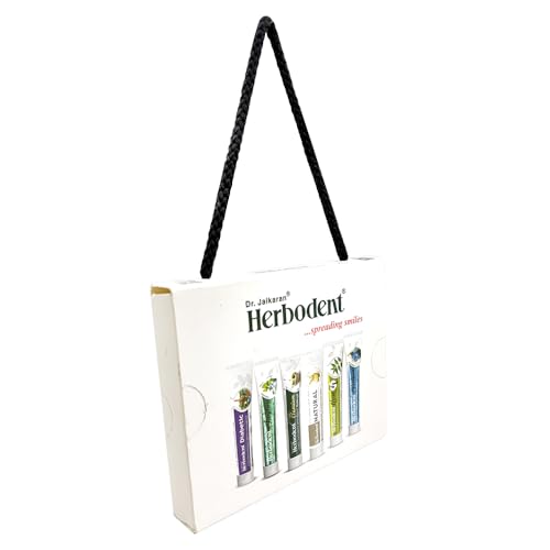 Image of Amazing Toothpaste Minis- Travel Pack- 15g Pack of 6 | Herbodent Natural | Premium | Sensitive | Blackseed | Diabetic | NEEM 7 in 1-1 Each