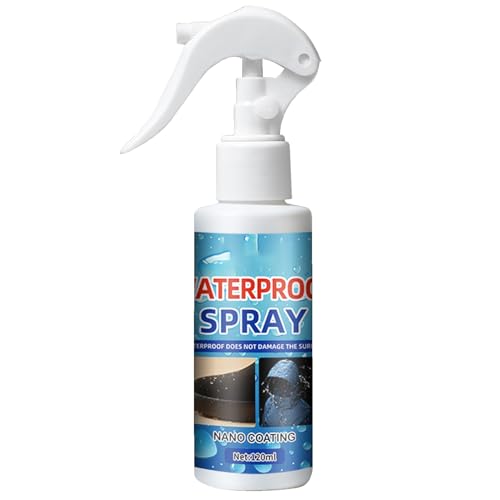 Protector en aerosol para zapatos,Spray impermeabilizante para zapatillas, Spray impermeable para zapatos para lluvia y manchas de 120 ml, Spray impermeabilizante para cuero y tela de zapatillas, nano