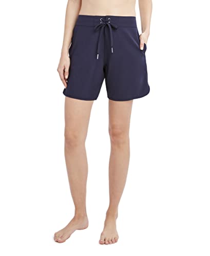 Image of Nautica Women's Board Shorts 7 inch Inseam - Quick Dry Swim Shorts, UPF Sun Protection Swim Bottoms