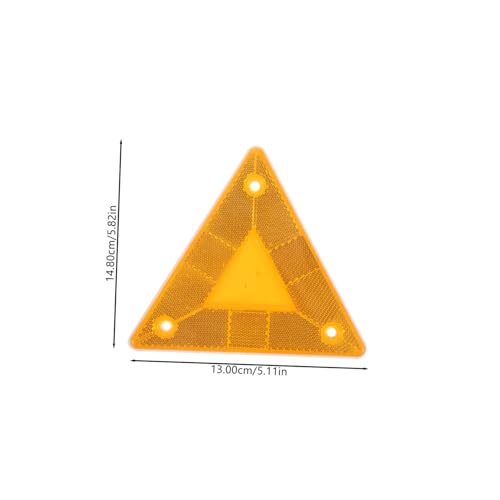Señal Triángulo Reflectante de Advertencia 8 Piezas miniatura 2