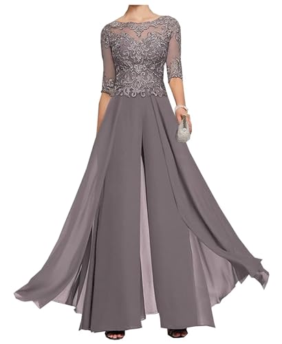 Mother of The Bride Jumpsuit for Wedding Plus Size Mother of Groom Pant Suits Wedding Guest Formal Outfits2